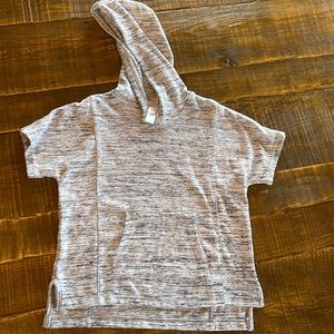 Athleta girl size 7. Short sleeve light weight hoodie. Like new.